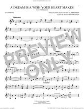 Cover icon of A Dream Is A Wish Your Heart Makes (from Cinderella) sheet music for Xylophone Solo (xilofone, xilofono, silofono) by Ilene Woods, Linda Ronstadt, Al Hoffman, Jerry Livingston and Mack David, wedding score, intermediate skill level