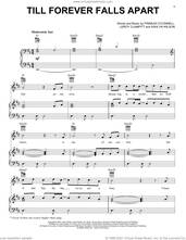 Cover icon of Till Forever Falls Apart sheet music for voice, piano or guitar by Ashe & FINNEAS, Ashlyn Wilson and Leroy Clampitt, intermediate skill level