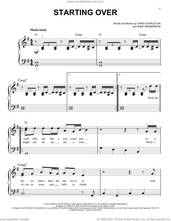 Cover icon of Starting Over sheet music for piano solo by Chris Stapleton and Mike Henderson, easy skill level