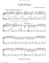 Cover icon of Cycle Of Love sheet music for piano solo by Hans-Gunter Heumann, classical score, intermediate skill level