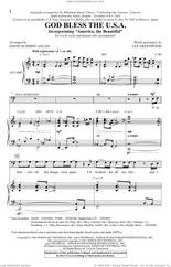 Cover icon of God Bless The U.S.A. (arr. David Schmidt) sheet music for choir (SAB: soprano, alto, bass) by Lee Greenwood and David Schmidt, intermediate skill level