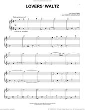 Cover icon of Lovers' Waltz sheet music for piano solo by David Lanz and Kristin Amarie Lanz, intermediate skill level