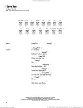 Cover icon of i love you sheet music for guitar (chords) by Billie Eilish, intermediate skill level