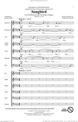 Cover icon of Songbird (arr. Nick Ashby) sheet music for choir (SATB: soprano, alto, tenor, bass) by The King's Singers, Nick Ashby, Fleetwood Mac and Christine McVie, intermediate skill level