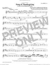 Cover icon of Song of Thanksgiving (Lord, to You Immortal Praise) (arr. Leavitt) sheet music for orchestra/band (Bb clarinet 1, sub. a cl. 1) by Conrad Kocher, John Leavitt and Anna L. Barbauld, intermediate skill level