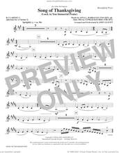 Cover icon of Song of Thanksgiving (Lord, to You Immortal Praise) (arr. Leavitt) sheet music for orchestra/band (Bb clarinet 2, sub. a cl. 2) by Conrad Kocher, John Leavitt and Anna L. Barbauld, intermediate skill level