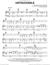 Cover icon of Untouchable (Taylor's Version) sheet music for voice, piano or guitar by Taylor Swift, Cary Barlowe, Nathan Barlowe and Tommy Lee James, intermediate skill level