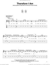 Cover icon of Therefore I Am sheet music for guitar solo (easy tablature) by Billie Eilish, easy guitar (easy tablature)