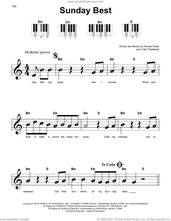Cover icon of Sunday Best, (beginner) sheet music for piano solo by Surfaces, Colin Padalecki and Forrest Frank, beginner skill level