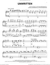 Cover icon of Unwritten [Classical version] sheet music for piano solo by Natasha Bedingfield, Danielle Brisebois and Wayne Rodrigues, intermediate skill level