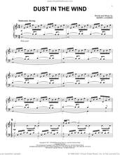 Cover icon of Dust In The Wind [Classical version] sheet music for piano solo by Kansas and Kerry Livgren, intermediate skill level