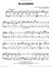 Cover icon of Blackbird [Classical version] sheet music for piano solo by The Beatles, John Lennon and Paul McCartney, intermediate skill level