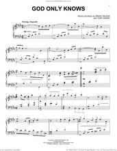 Cover icon of God Only Knows [Classical version] sheet music for piano solo by The Beach Boys, Brian Wilson and Tony Asher, intermediate skill level