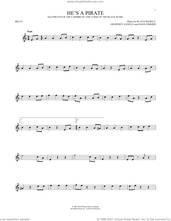 Cover icon of He's A Pirate (from Pirates Of The Caribbean: The Curse of the Black Pearl) sheet music for Hand Bells Solo (bell solo) by Hans Zimmer, Geoffrey Zanelli and Klaus Badelt, intermediate Hand Bells Solo (bell)