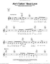 Cover icon of Ain't Talkin' 'Bout Love sheet music for ukulele by Edward Van Halen, Alex Van Halen, David Lee Roth and Michael Anthony, intermediate skill level