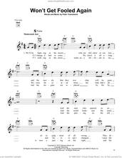 Cover icon of Won't Get Fooled Again sheet music for ukulele by The Who and Pete Townshend, intermediate skill level
