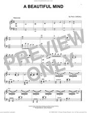 Cover icon of A Beautiful Mind sheet music for piano solo by Paul Cardall, intermediate skill level