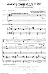 Cover icon of Advent Introit And Blessing (arr. Stacey Nordmeyer) sheet music for choir (SATB: soprano, alto, tenor, bass) by Joseph M. Martin and Stacey Nordmeyer, intermediate skill level