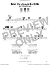 Cover icon of Take My Life And Let It Be sheet music for guitar solo (ChordBuddy system) by Frances R. Havergal and Henry A. Cesar Malan, intermediate guitar (ChordBuddy system)