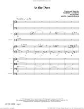 Cover icon of As The Deer (arr. Keith Christopher) (COMPLETE) sheet music for orchestra/band by Keith Christopher and Martin Nystrom, intermediate skill level