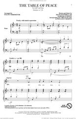 Cover icon of The Table Of Peace (arr. Stacey Nordmeyer) sheet music for choir (SAB: soprano, alto, bass) by Diane Hannibal, Stacey Nordmeyer, Barbara Furman and Diane Hannibal & Barbara Furman, intermediate skill level