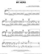 Cover icon of My Hero sheet music for voice, piano or guitar by Foo Fighters, Dave Grohl, Georg Ruthenberg and Nate Mendel, intermediate skill level