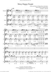 Cover icon of Shiny Happy People (arr. Craig McLeish) sheet music for choir (SSAATTB) by R.E.M., Craig McLeish, Michael Stipe, Mike Mills, Peter Buck and William Berry, intermediate skill level