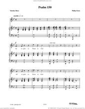 Cover icon of Psalm 150 sheet music for voice and piano by Philip Orem, intermediate skill level