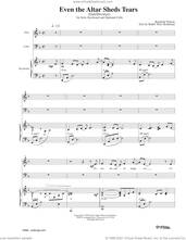 Cover icon of Even The Altar Sheds Tears (opt. Cello) sheet music for voice and piano by Rachelle Nelson, intermediate skill level