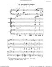 Cover icon of Cold and Fugue Season (arr. Ellen Foncannon) sheet music for choir (3-Part Mixed) by Johann Sebastian Bach and Ellen Foncannon, classical score, intermediate skill level