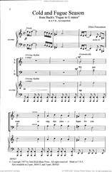 Cover icon of Cold and Fugue Season (arr. Ellen Foncannon) sheet music for choir (SATB: soprano, alto, tenor, bass) by Johann Sebastian Bach and Ellen Foncannon, classical score, intermediate skill level