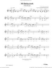Cover icon of Mi Shebeyrach sheet music for voice and other instruments (fake book) by Rachelle Nelson, intermediate skill level