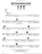 Cover icon of Old Time Rock and Roll sheet music for ukulele solo (ChordBuddy system) by Bob Seger, George Jackson and Tom Jones, intermediate ukulele (ChordBuddy system)