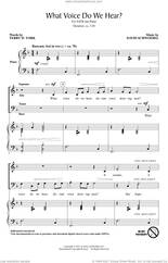 Cover icon of What Voice Do We Hear? sheet music for choir (SATB: soprano, alto, tenor, bass) by David Schwoebel and Terry W. York and David Schwoebel and Terry W. York, intermediate skill level
