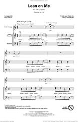 Cover icon of Lean On Me (arr. Mac Huff) sheet music for choir (TTB: tenor, bass) by Bill Withers and Mac Huff, intermediate skill level