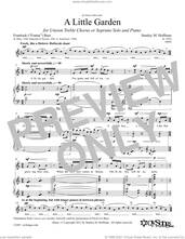 Cover icon of A Little Garden sheet music for voice and piano by Stanley F. Hoffman, intermediate skill level