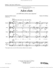Cover icon of Adon Olam sheet music for choir (SATB: soprano, alto, tenor, bass) by Stanley F. Hoffman, intermediate skill level