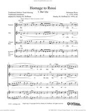 Cover icon of Homage to Rossi sheet music for choir (SATB: soprano, alto, tenor, bass) by Stanley F. Hoffman, intermediate skill level
