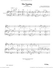 Cover icon of The Naming sheet music for voice and piano by Rachelle Nelson, intermediate skill level
