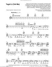 Cover icon of Tagid Li sheet music for voice and other instruments (fake book) by Rory Michelle Sullivan, intermediate skill level