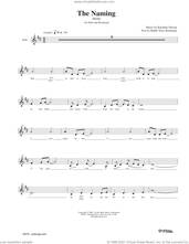 Cover icon of The Naming sheet music for voice and other instruments (fake book) by Rachelle Nelson, intermediate skill level