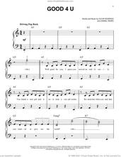 Cover icon of good 4 u, (easy) sheet music for piano solo by Olivia Rodrigo and Daniel Nigro, easy skill level