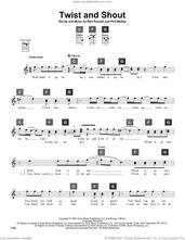 Cover icon of Twist And Shout sheet music for ukulele solo (ChordBuddy system) by The Isley Brothers, The Beatles, Bert Russell and Phil Medley, intermediate ukulele (ChordBuddy system)