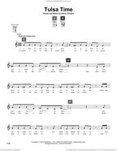 Cover icon of Tulsa Time sheet music for ukulele solo (ChordBuddy system) by Don Williams, Eric Clapton and Danny Flowers, intermediate ukulele (ChordBuddy system)