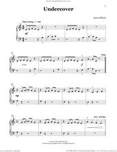 Cover icon of Undercover sheet music for piano four hands by Jason Sifford, intermediate skill level