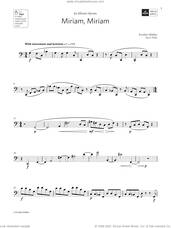Cover icon of Miriam, Miriam (Grade 6 List B10 from the ABRSM Bassoon syllabus from 2022) sheet music for bassoon solo by Errollyn Wallen, classical score, intermediate skill level