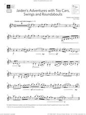 Cover icon of Jaiden's Adventures with Toy Cars, Swings and Roundabouts (G3 C3 ABRSM Clarinet syllabus from 2022) sheet music for clarinet solo by Bobbie-Jane Gardner, classical score, intermediate skill level