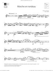 Cover icon of Marche en rondeau (Grade 6 List C3 from the ABRSM Clarinet syllabus from 2022) sheet music for clarinet solo by Terence Greaves, classical score, intermediate skill level