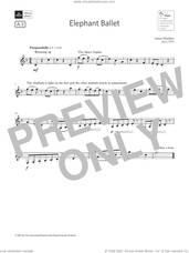 Cover icon of Elephant Ballet (Grade 2 List A3 from the ABRSM Clarinet syllabus from 2022) sheet music for clarinet solo by Helen Madden, classical score, intermediate skill level
