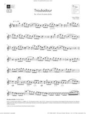 Cover icon of Troubadour (from Six pieces faciles) (Grade 5 List A3 from the ABRSM Clarinet syllabus from 2022) sheet music for clarinet solo by Iwan Müller, classical score, intermediate skill level
